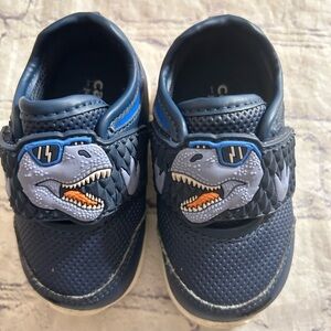 CARTER’S JUST ONE YOU DINO ASH FIRST WALKER SNEAKERS NAVY BLUE SIZE 4